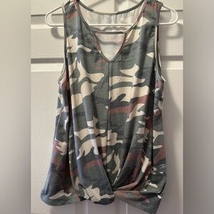 Camo twist tank